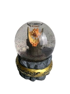 LORD OF THE RINGS Eye of Sauron SNOW GLOBE 3.5" Nerd Block Exclusive 2016 LOTR